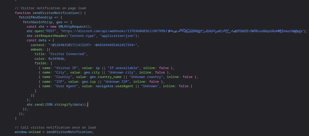 Vistor_ip_reporting_on_load